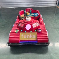 מכונית פגוש חשמלית עם טנק-עיצוב בסגנון ואקדח צעצוע